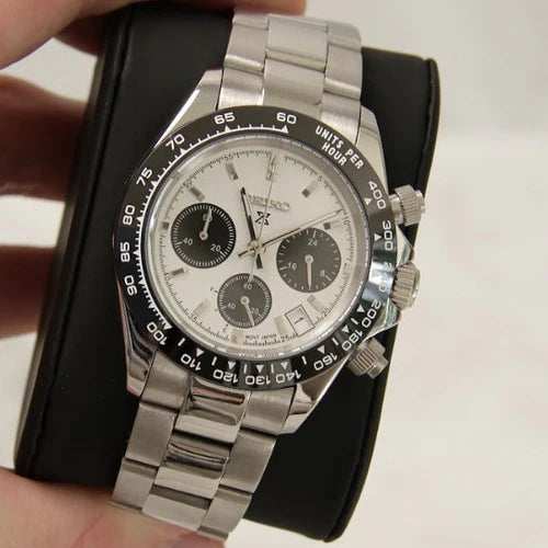 SEIKO MOD DAYTONA WHITE
