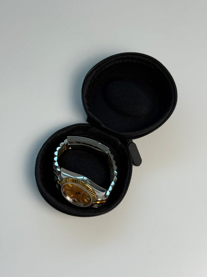 Étui de voyage rigide pour montre – Compact et résistant (noir)