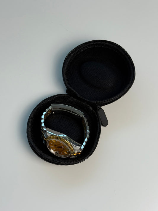 Étui de voyage rigide pour montre – Compact et résistant (noir)