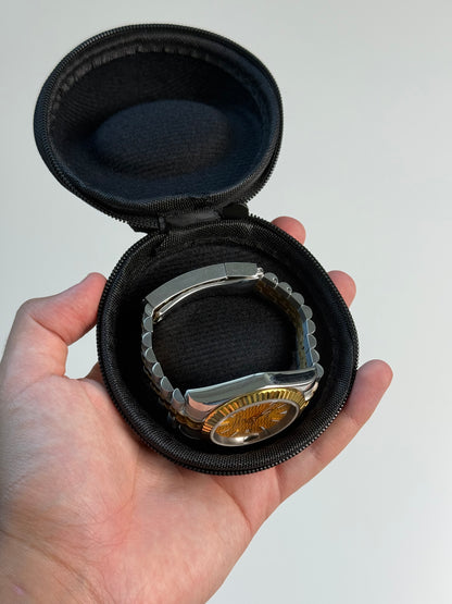 Étui de voyage rigide pour montre – Compact et résistant (noir)