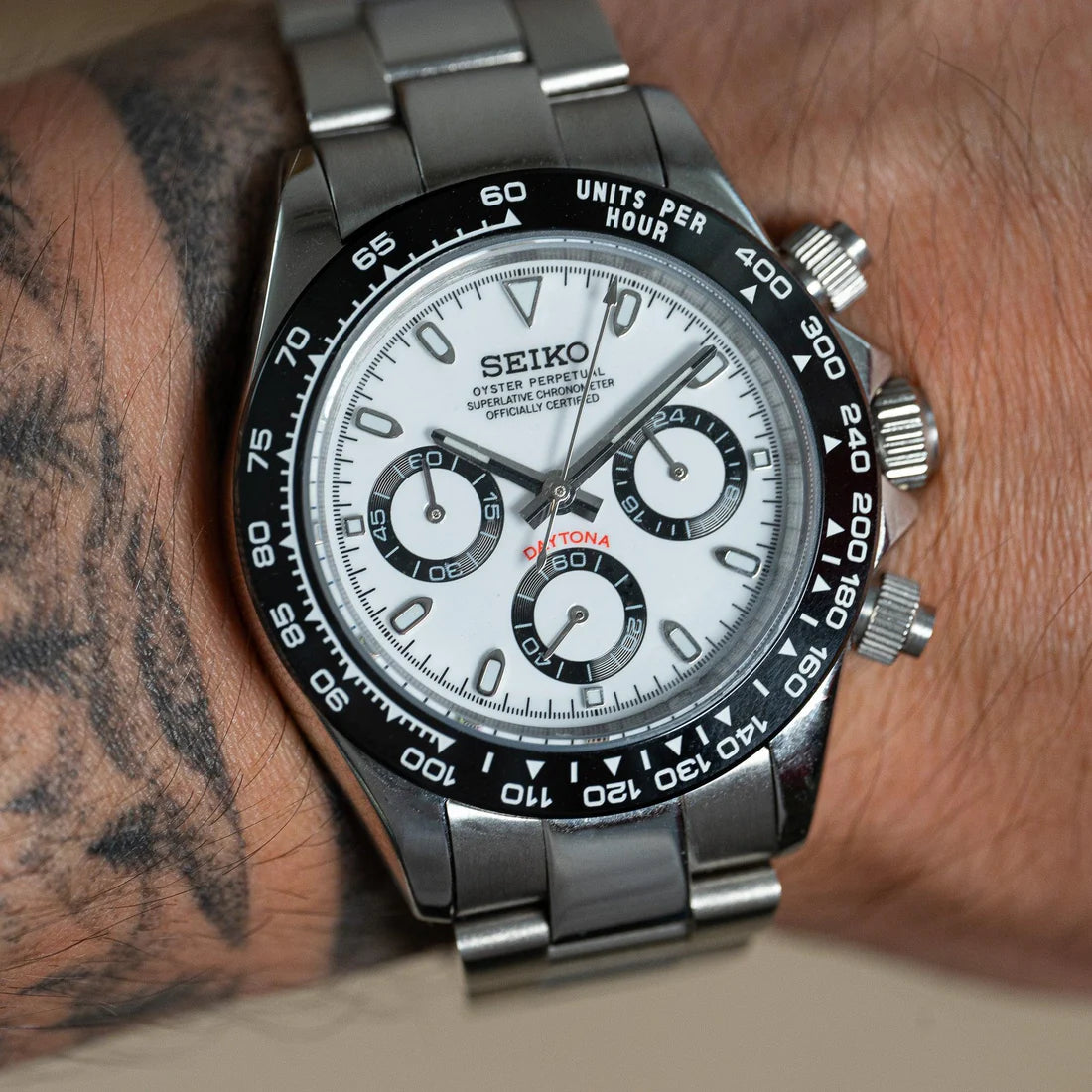 SEIKO MOD DAYTONA | PANDA