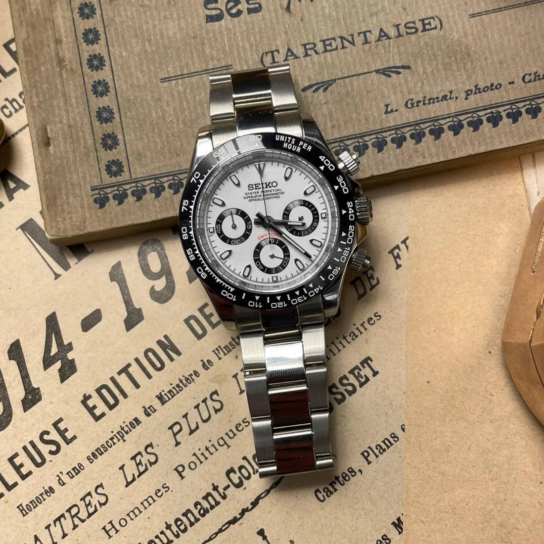 SEIKO MOD DAYTONA | PANDA