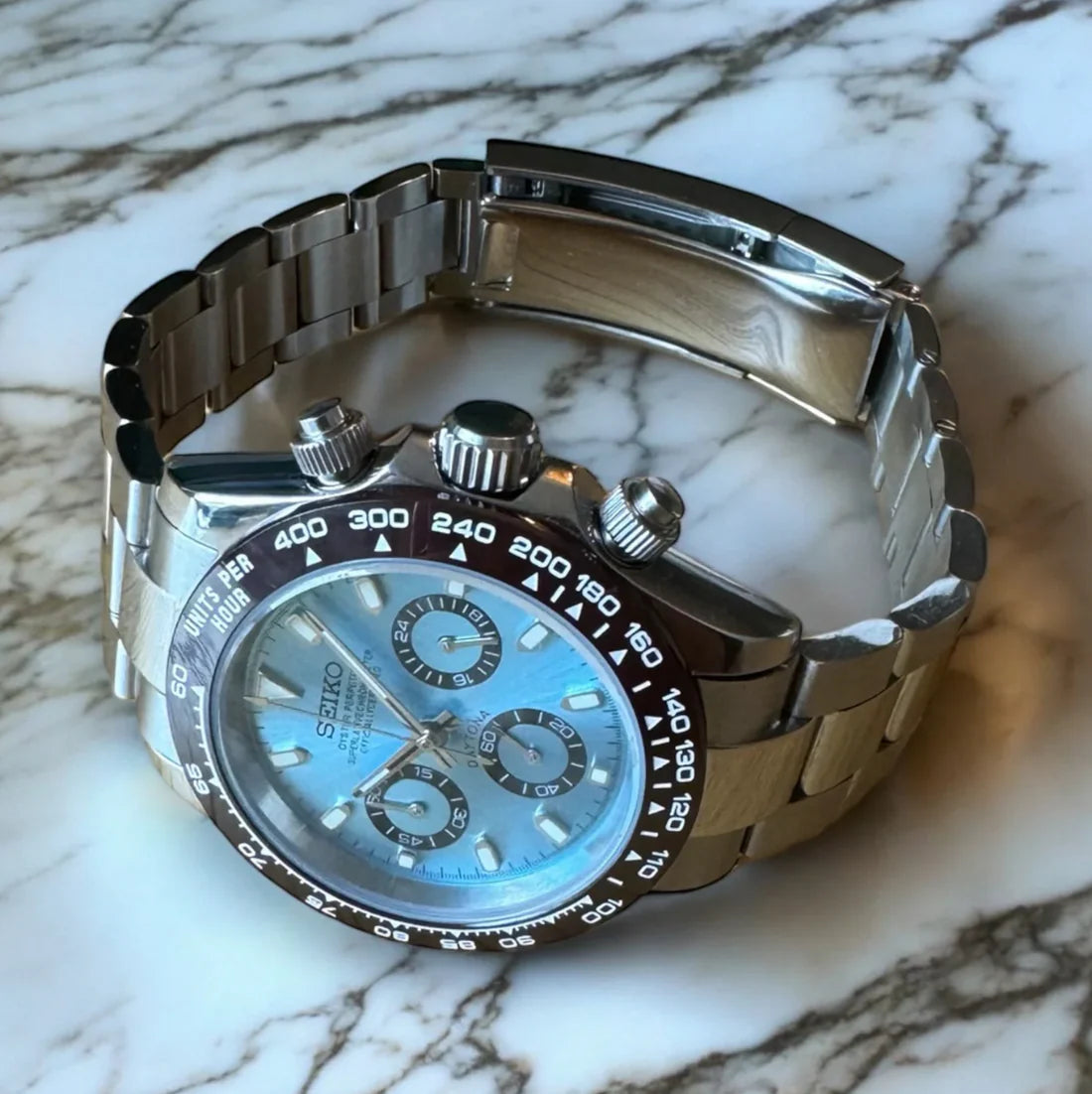 SEIKO MOD DAYTONA | ICE BLUE