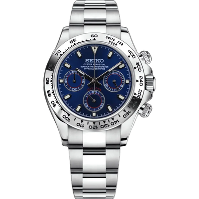 SEIKO MOD DAYTONA BLUE