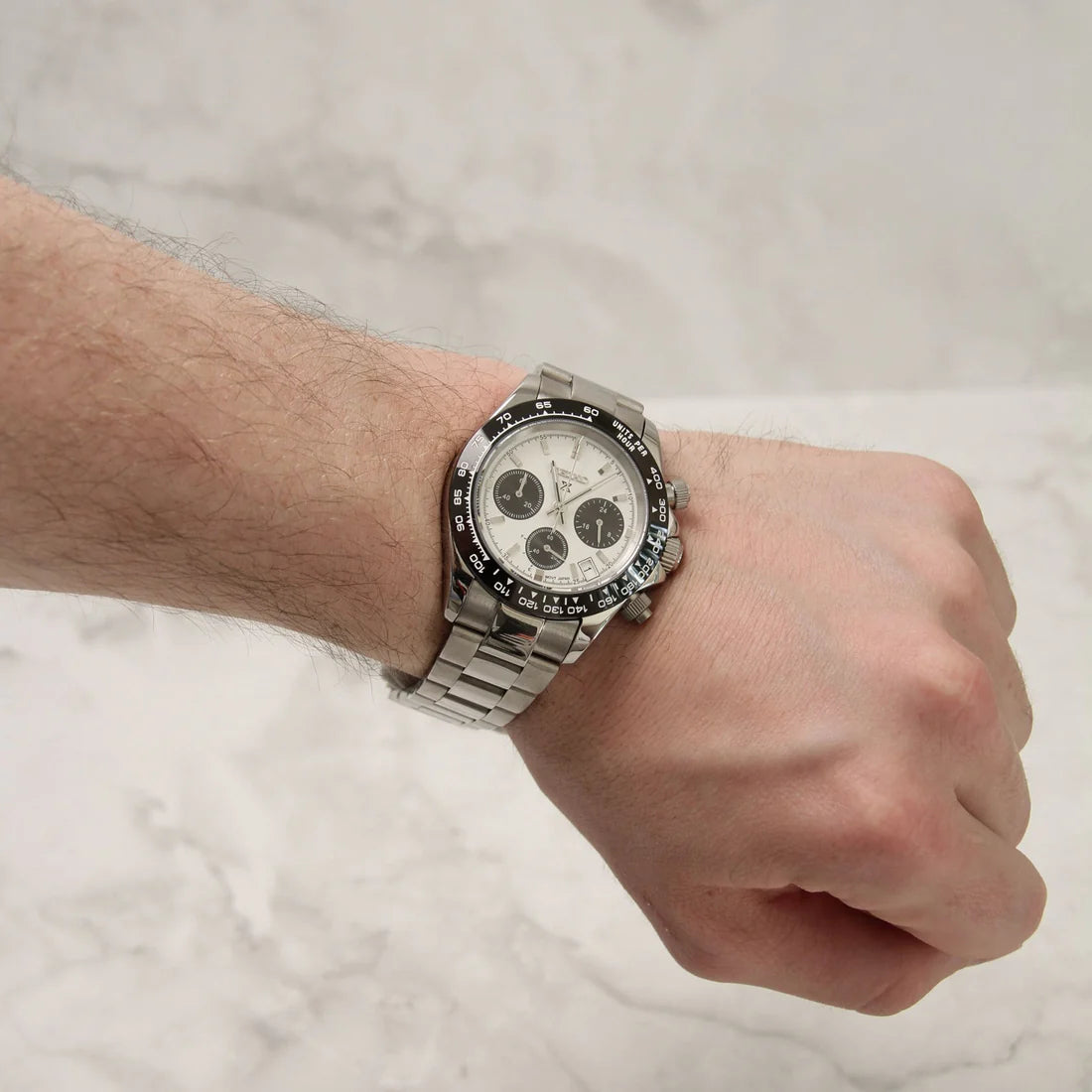 SEIKO MOD DAYTONA WHITE