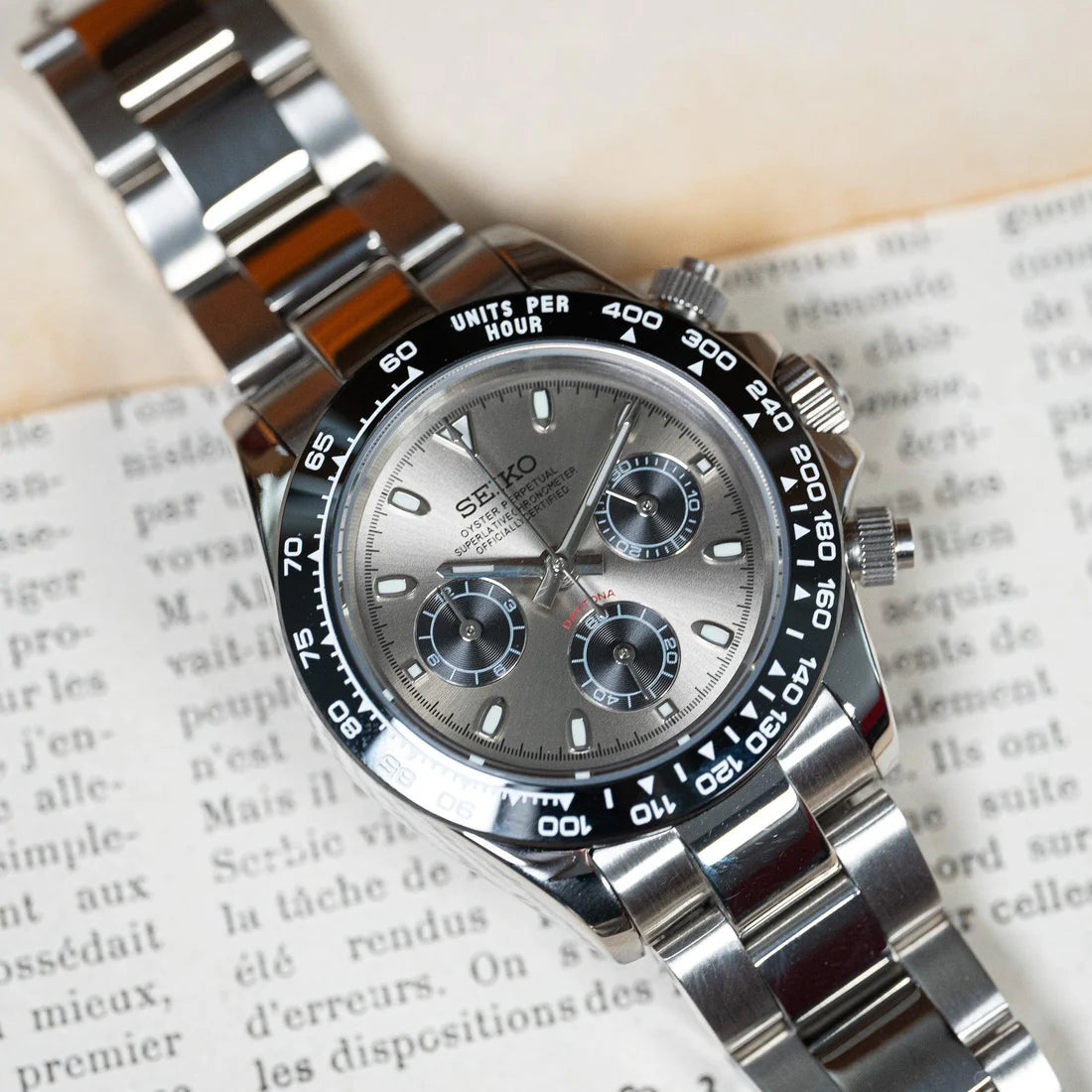 SEIKO MOD DAYTONA / CHAMPAGNE