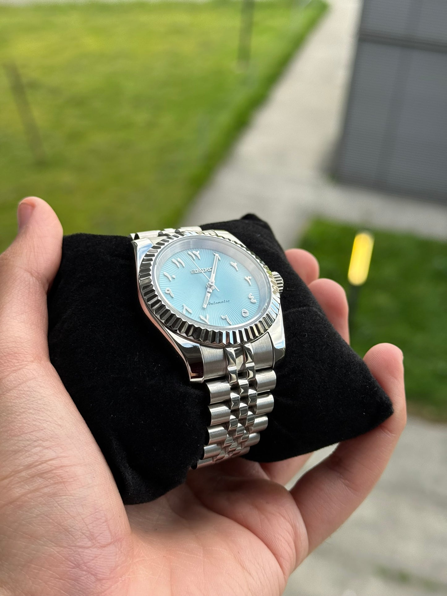 ARABIC DIAL ICE BLUE