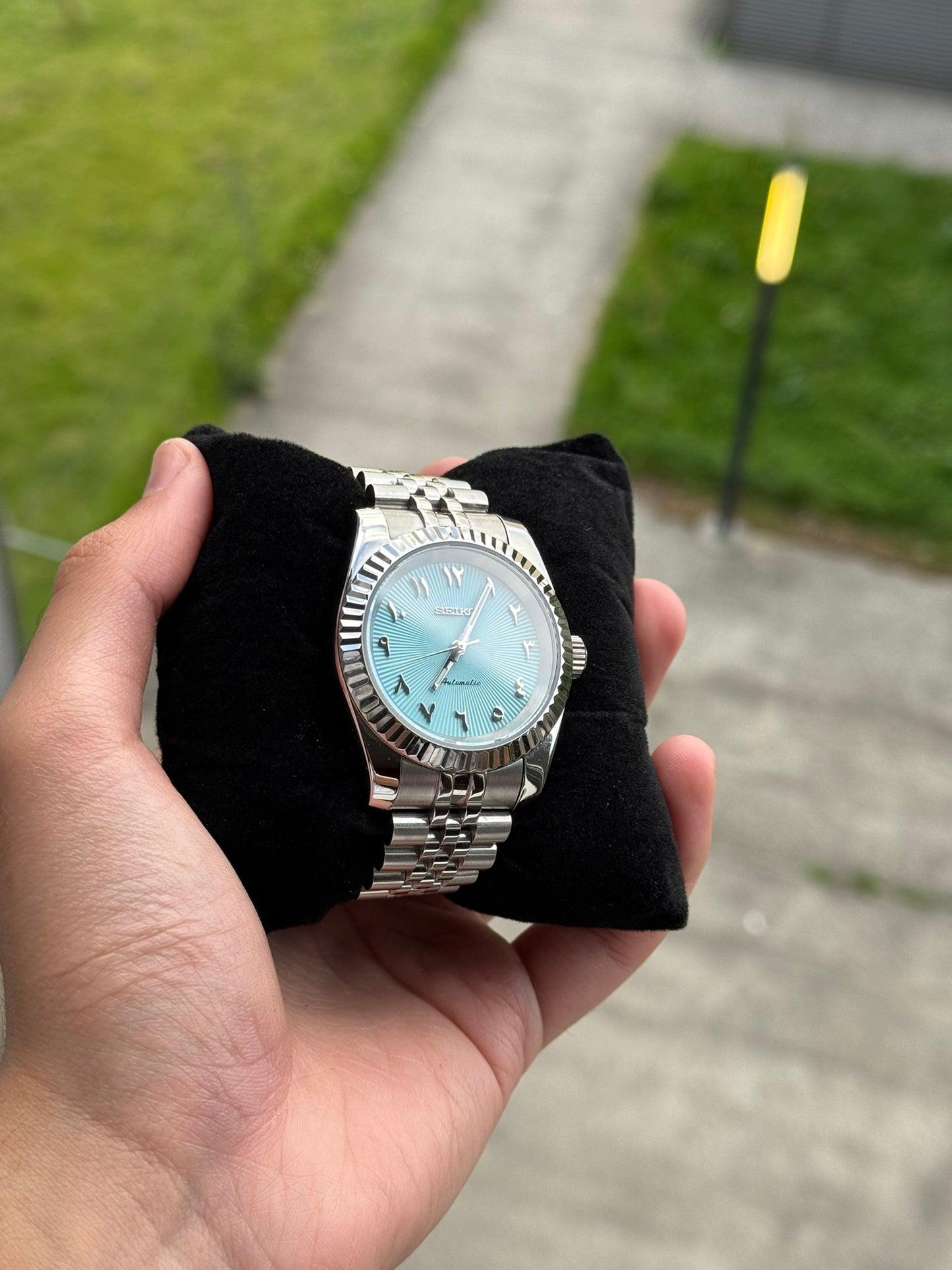 ARABIC DIAL ICE BLUE